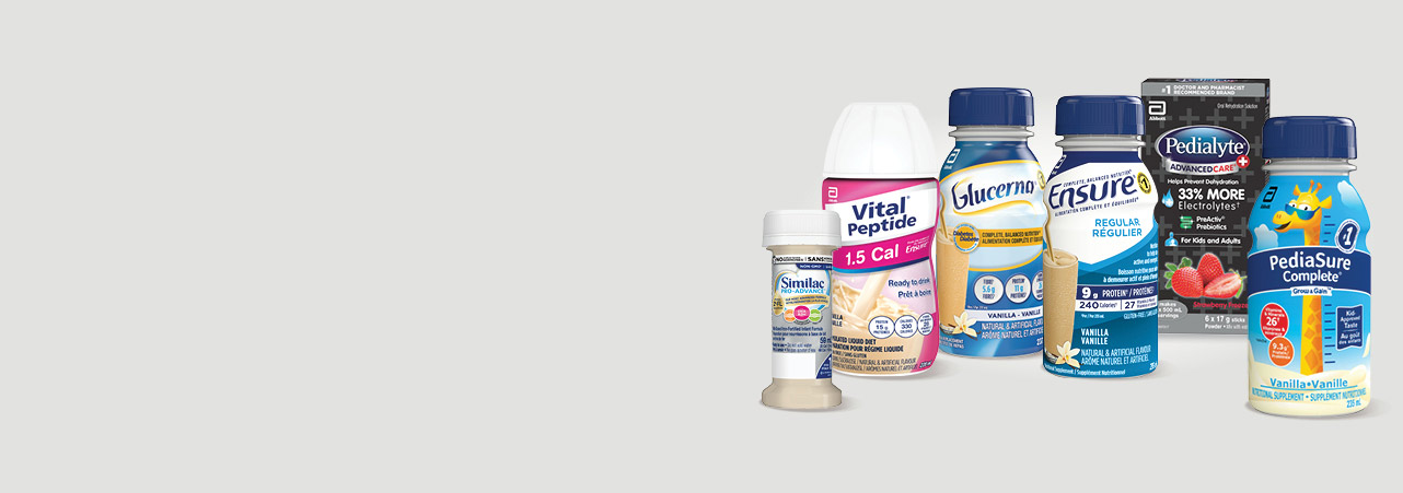 Gamme de produits d'Abbott Nutrition
